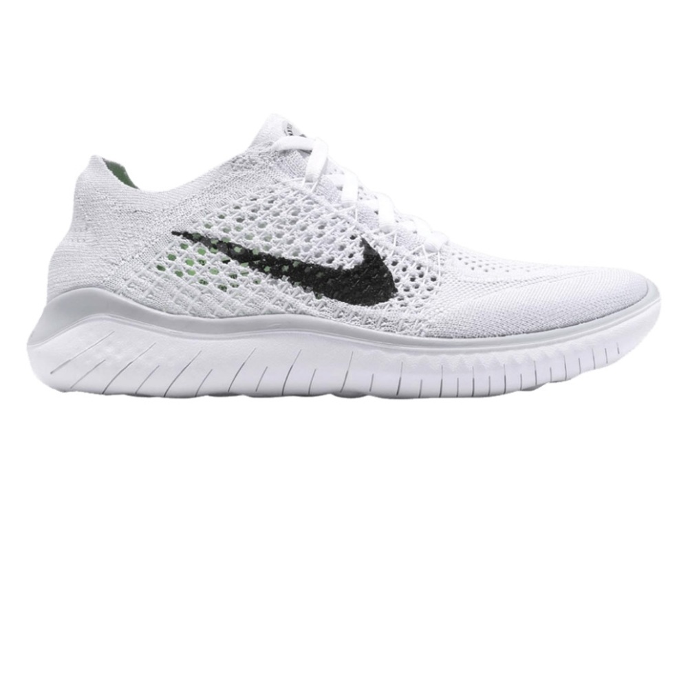 Women’s Nike Free RN Flyknit White Platinum Shoes